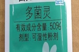 多菌灵的作用及使用注意事项，多菌灵的使用注意事项